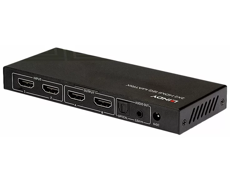 LINDY 2x2 HDMI 18G, Matrix
