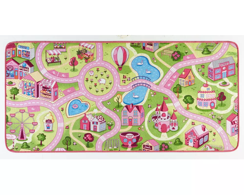 Hanse Home Spielteppich Sweet Town 140 x 200 cm, Pink