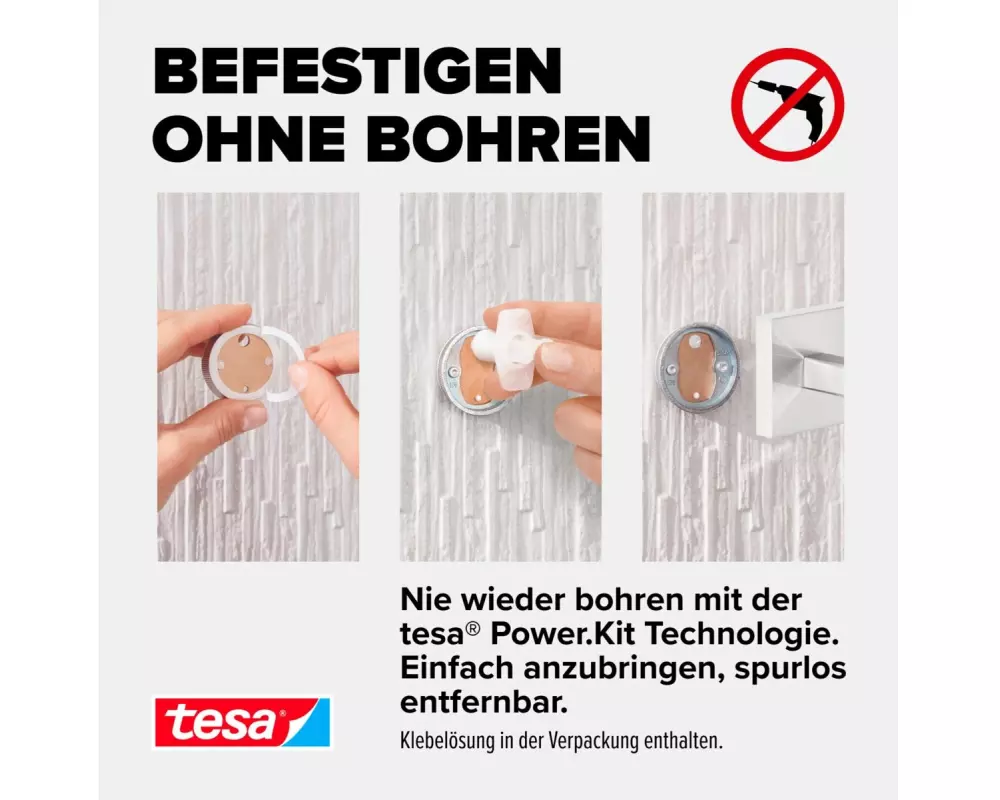tesa EXXCLUSIV 230 ml, Edelstahl