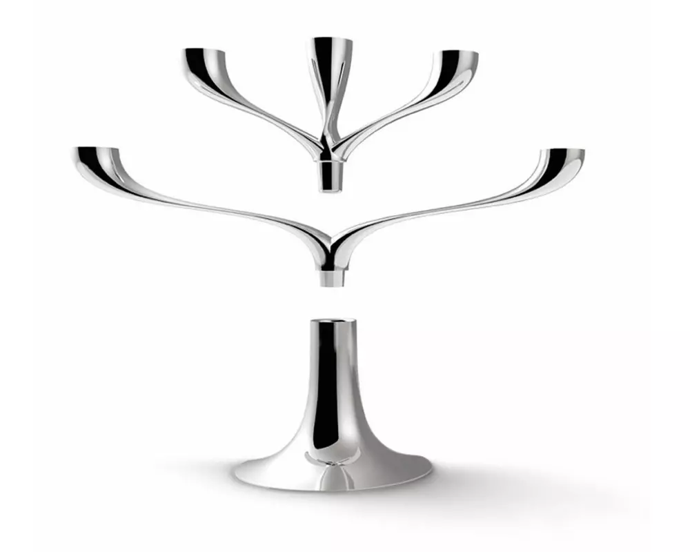 Philippi Kerzenständer Candelabra 1 Stück, Chrom