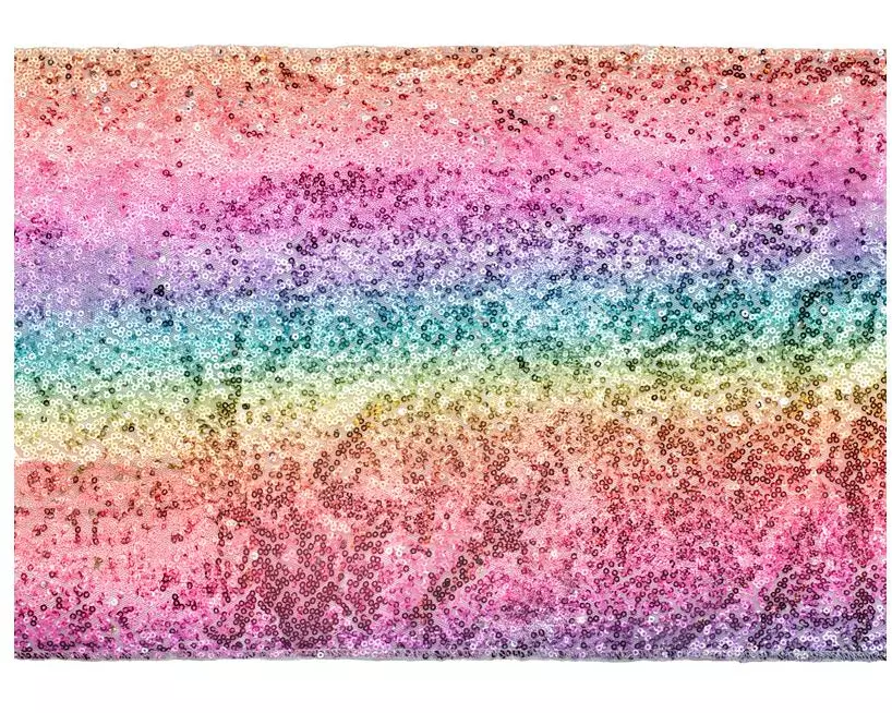 Partydeco Tischläufer Pailetten 30 x 500 cm, Farbig, 1 Stück