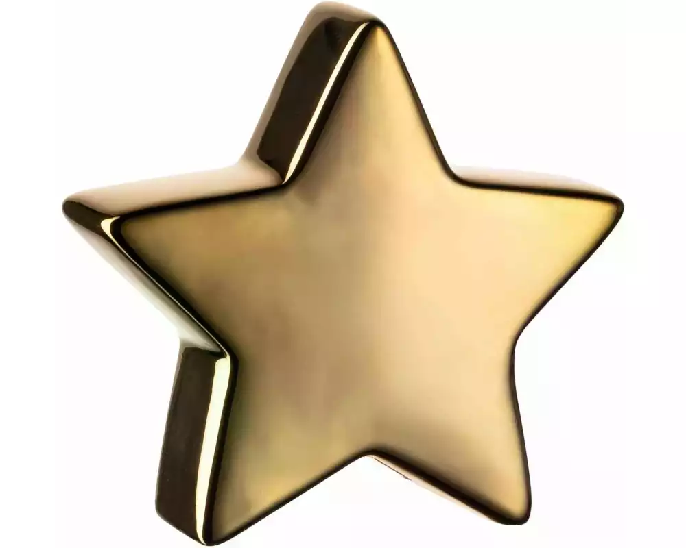 Leonardo Weihnachtsdeko Stern Magico 9 cm, Keramik
