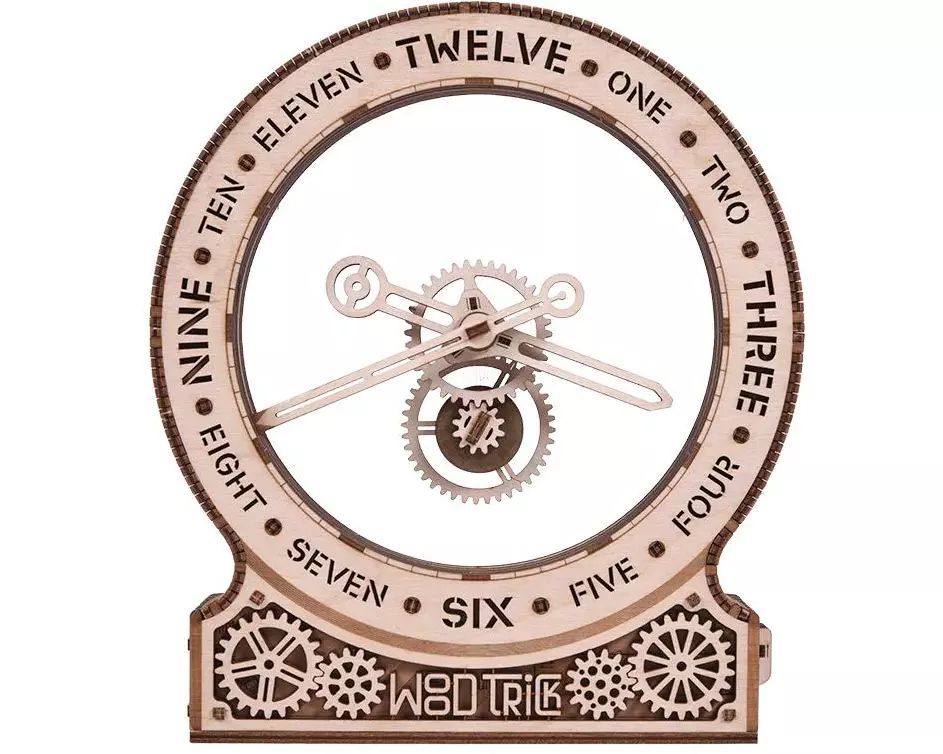 WoodTrick Bausatz Kinetic Clock: Modern