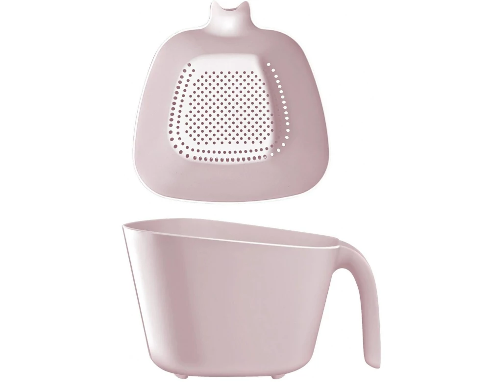 Hermia Abtropfsieb Rosa