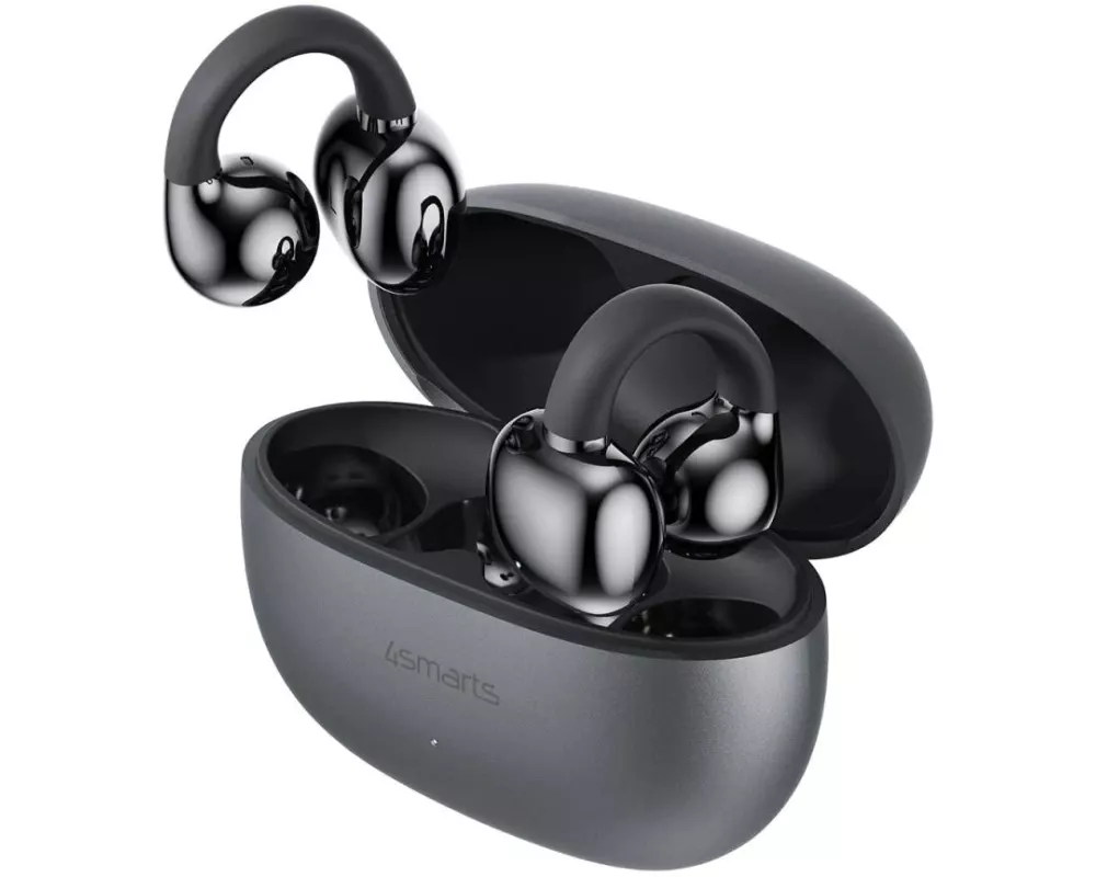 4smarts Open-Ear-Kopfhörer SkyBuds Clip Grau