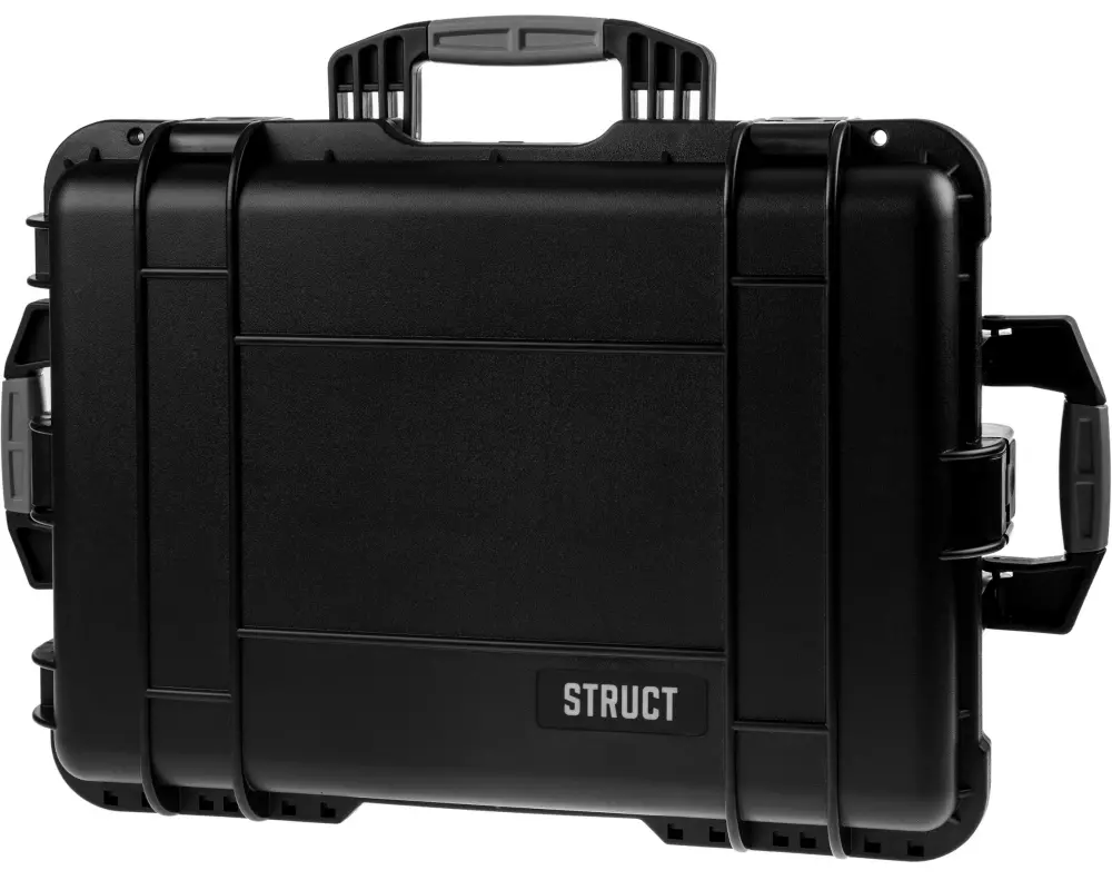 STRUCT Schutzkoffer mit Schaumstoffeinlage, 42.9 l, Schwarz