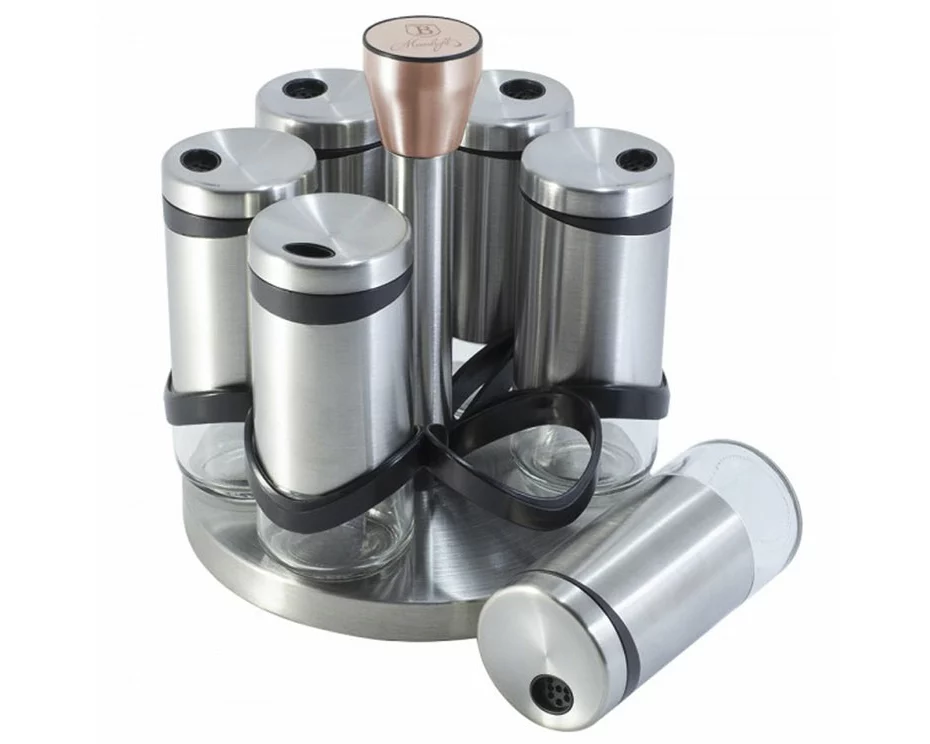 Berlinger Haus Gewürzdosen & Halter Black Rose Edition