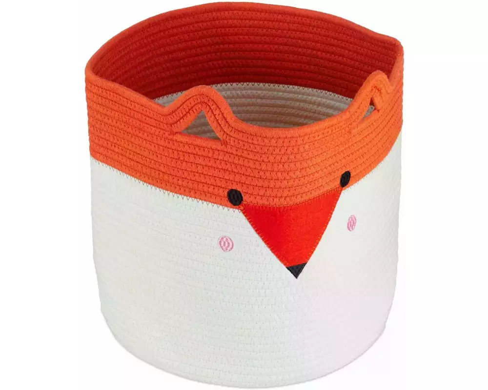 relaxdays Spielzeugkorb Fuchs