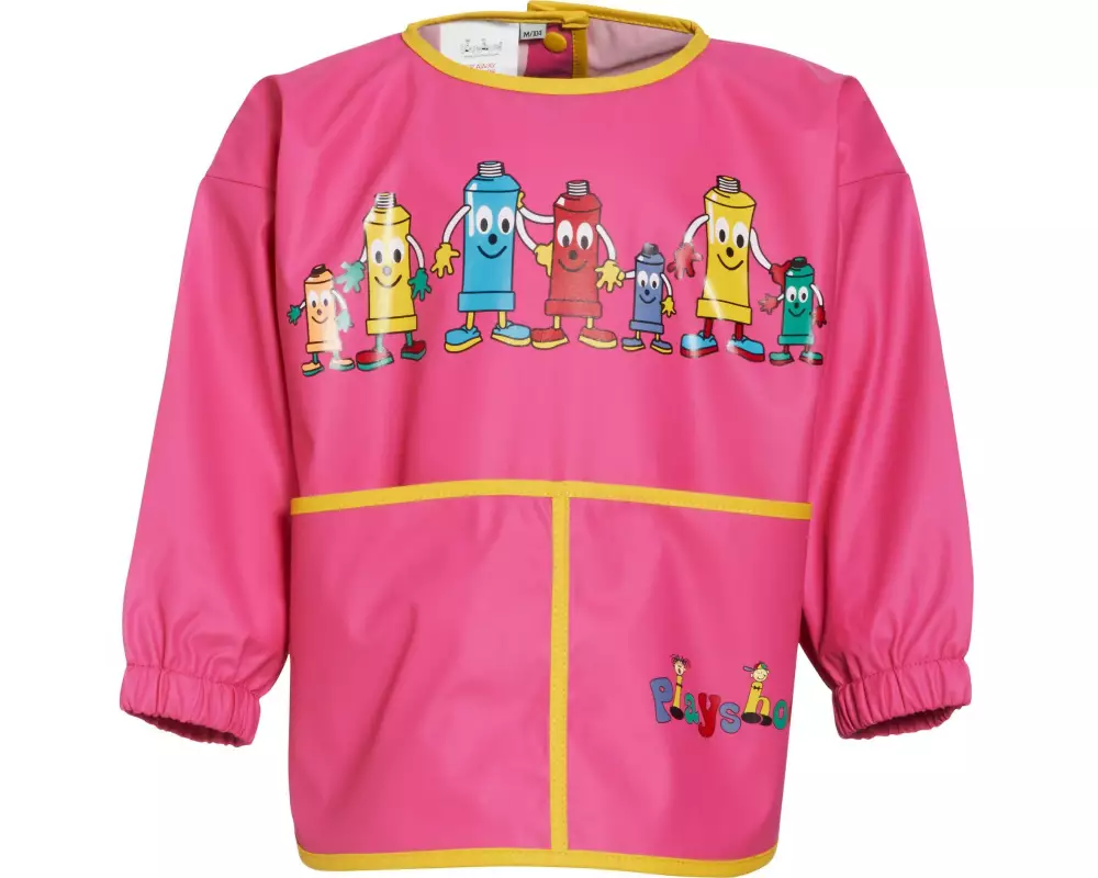 Playshoes Malschürze für Kinder mit Ärmel pink Gr. 116