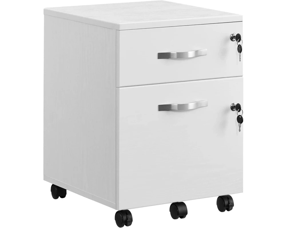 VASAGLE Aktenschrank mit zwei Schubladen