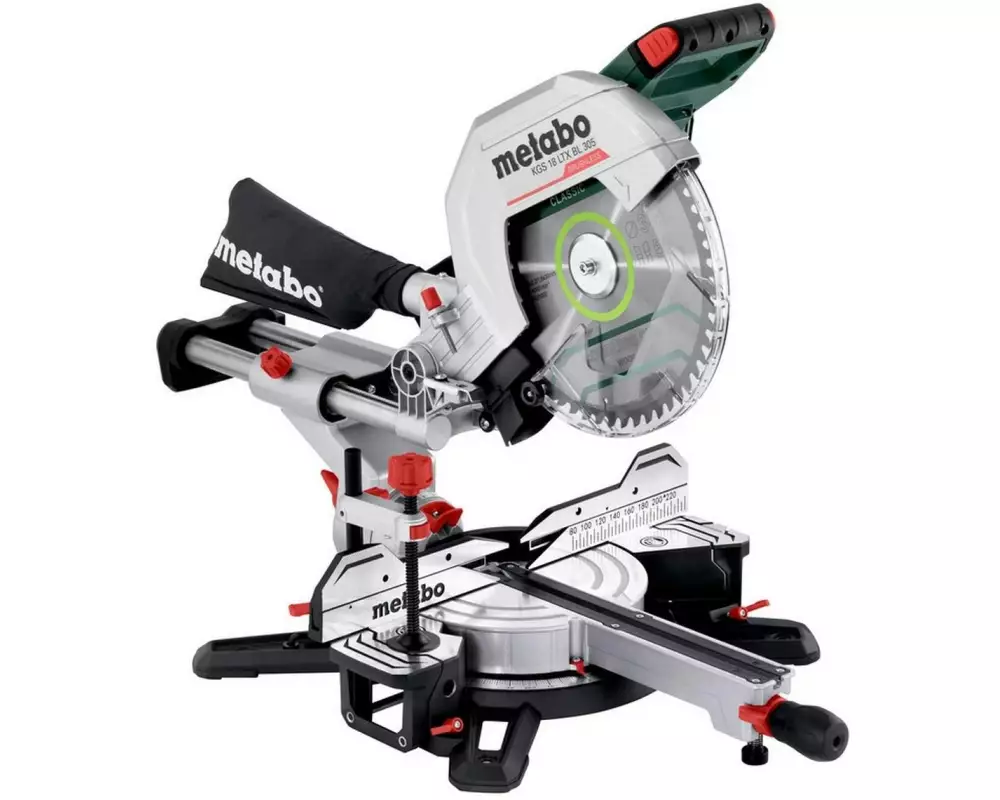 Metabo Akku-Kapp- und Gehrungssäge KGS 18 LTX BL 305, Solo