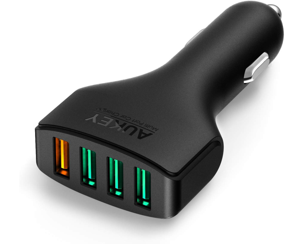 AUKEY Expedition CarCharger54W bl. CC-T9 54W,4-Port,USB-type A