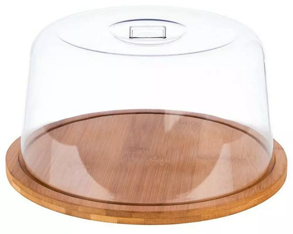 APS Servierplatte Tablett mit Haube 2-teilig, 25 x 13.5 cm