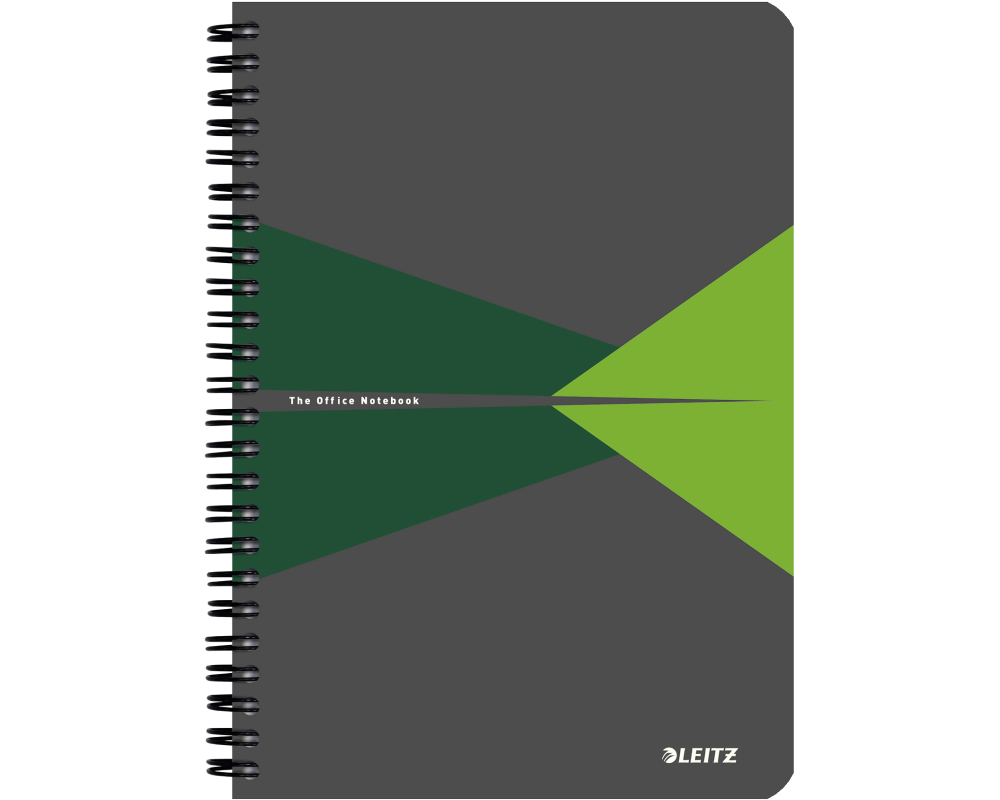 LEITZ Collegeblock Office Card A5 44580055 grün kariert