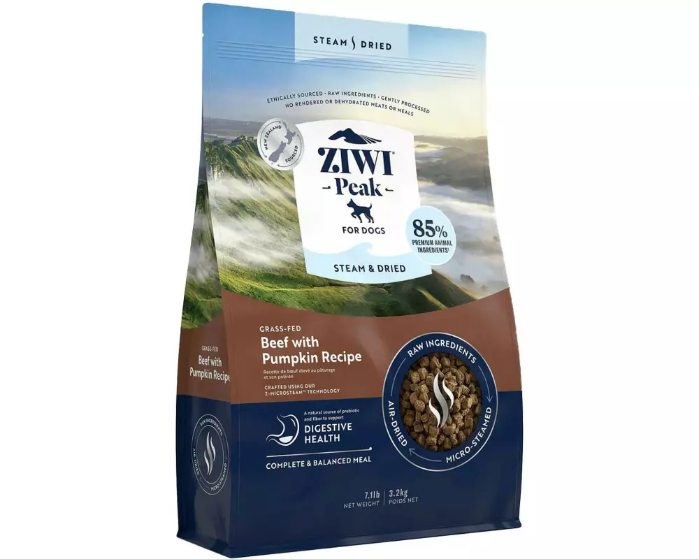 ZIWI Peak Trockenfutter Rind und Kürbis luftgetrocknet 3.2 kg