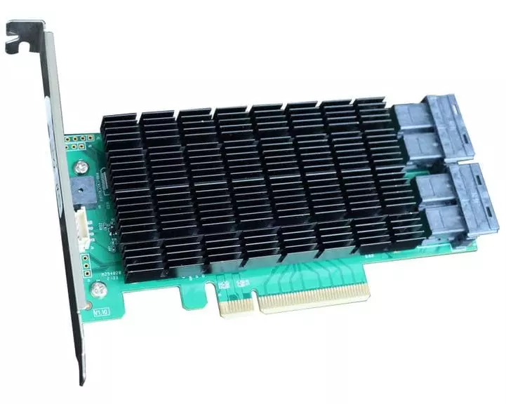 Highpoint Host Bus Adapter Rocket R720L 16 Kanäle, 4x SFF-8643