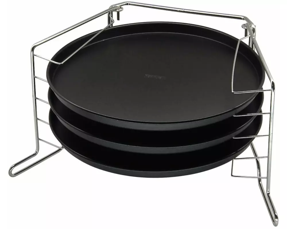 Zenker Pizzablech Special – Countries Ø 29 cm, 4-teilig