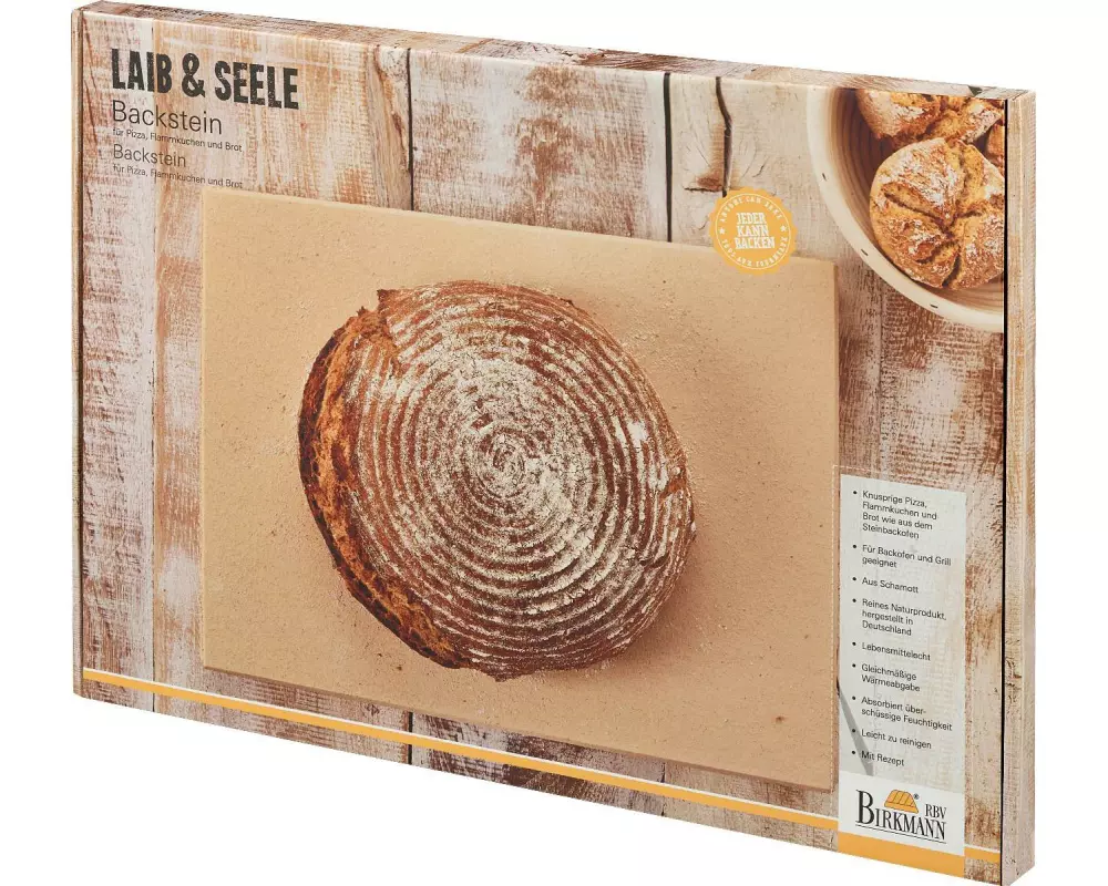 RBV Birkmann Backstein Laib und Seele 40 x 30 x 2.5 cm