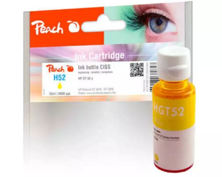 Peach Tinte HP CT52, M0H56AE Yellow