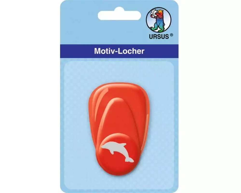 URSUS Motivstanzer Delphin klein, 1.6 cm