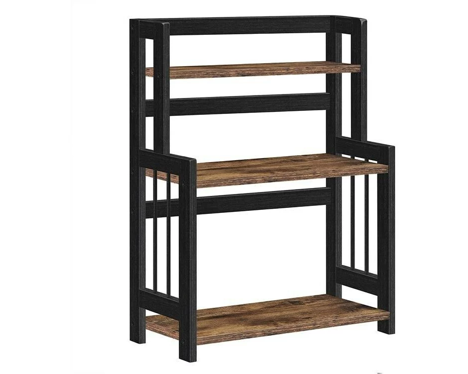 Songmics Küchenregal Braun/Schwarz