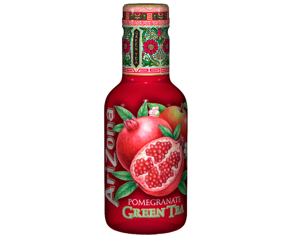 ARIZONA Green Tea Pomegranate 4184 50 cl, 6 Stk.