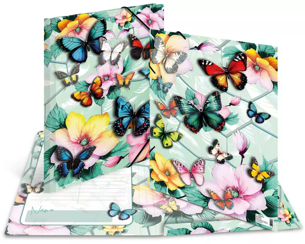 HERMA Zeichenmappe A3 Schmetterlinge 1 Stück