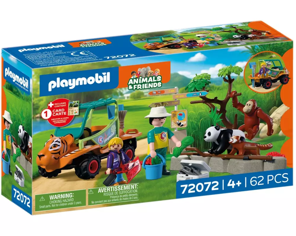 Playmobil City Life Zoo: Tierpflegermobil 72072