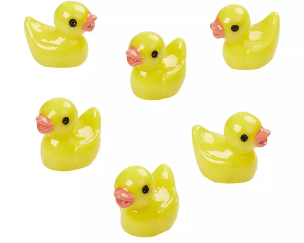HobbyFun Mini-Utensilien Badeente Gelb