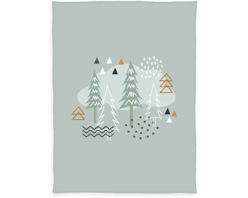 Herding Kuscheldecke Nordic Forest 75 x 100 cm