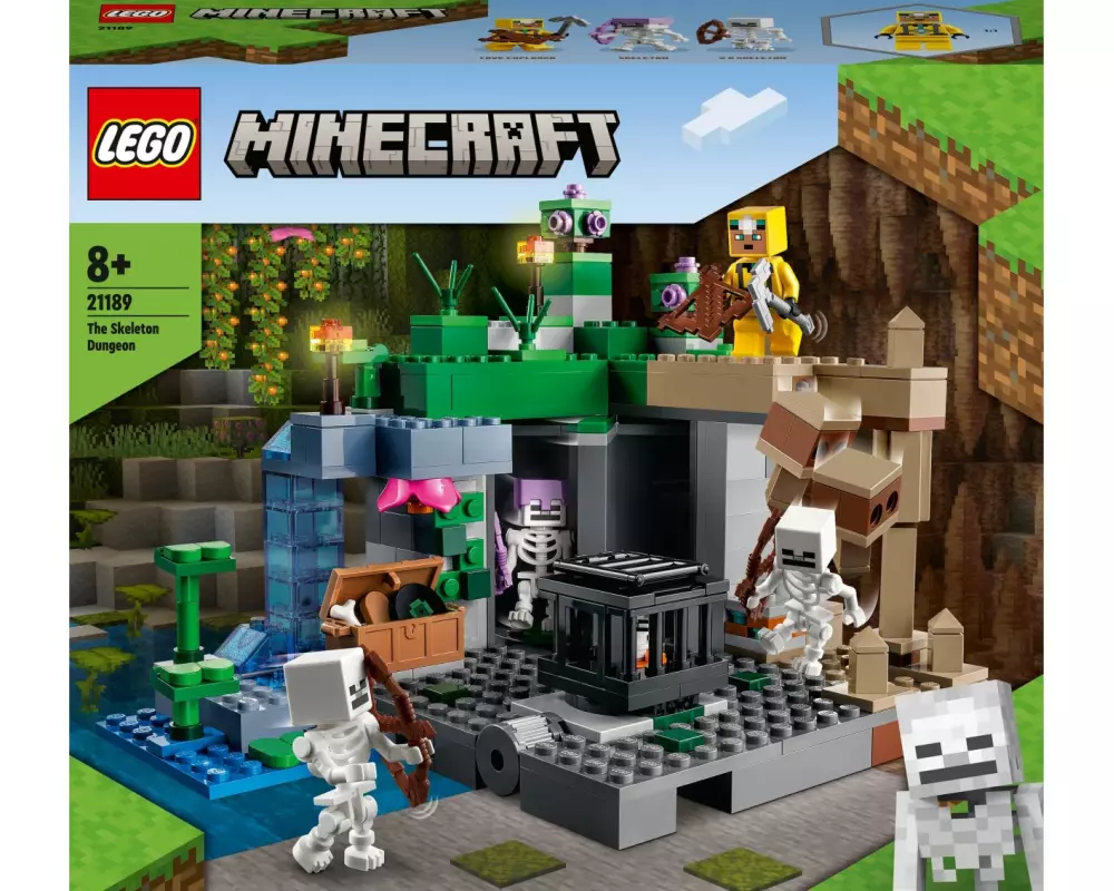 LEGO® Minecraft Das Skelettverlies 21189