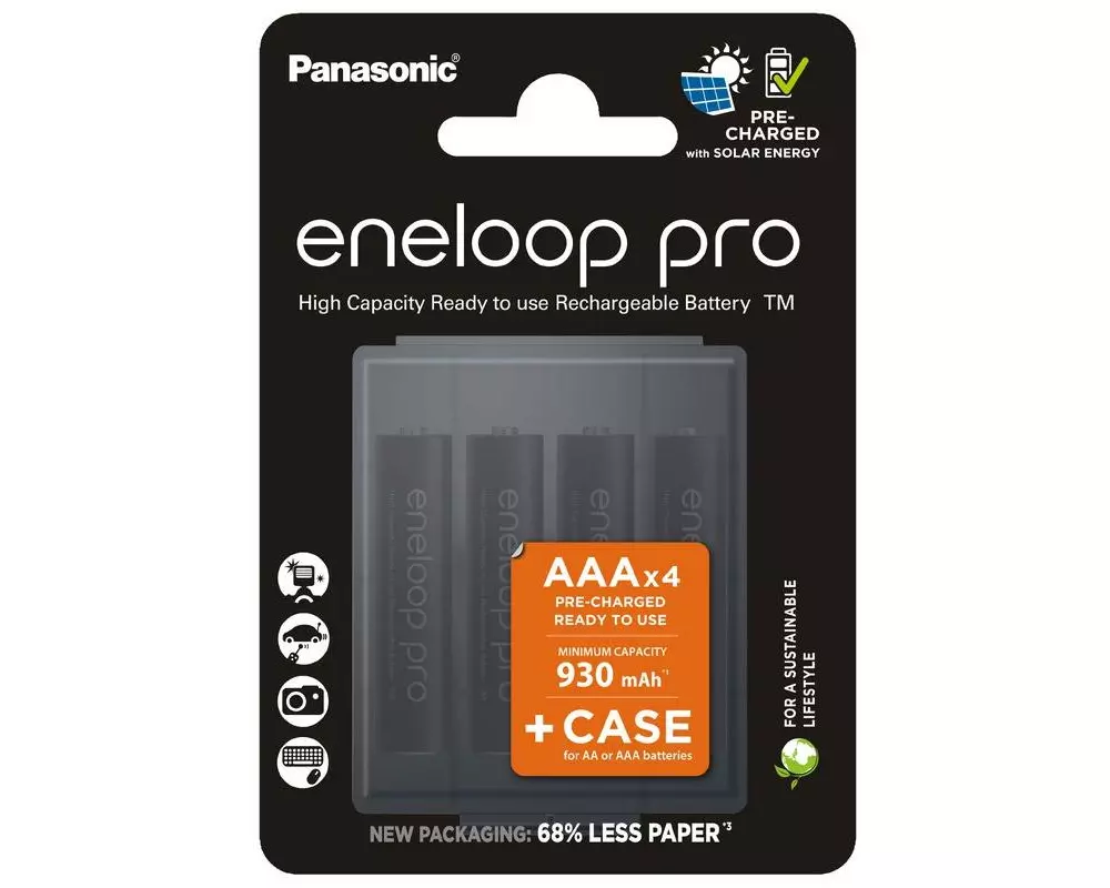 Panasonic Eneloop Pro 930 mAh, 4 Stück
