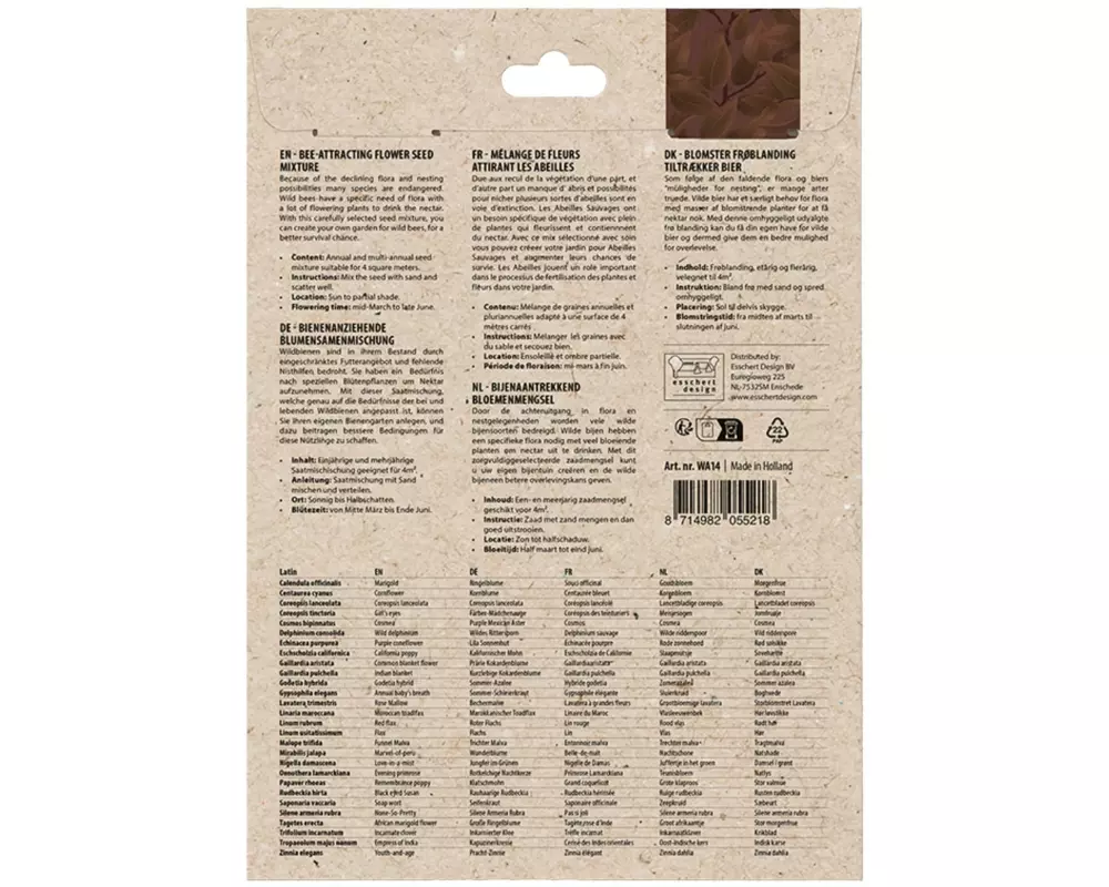 Esschert Design Bienenblumen-Samenmischung Multi