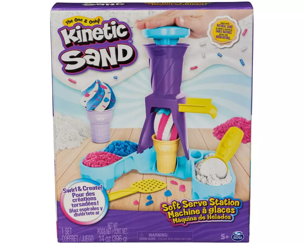 Spinmaster Kinetic Sand Softeis Stand 396 g