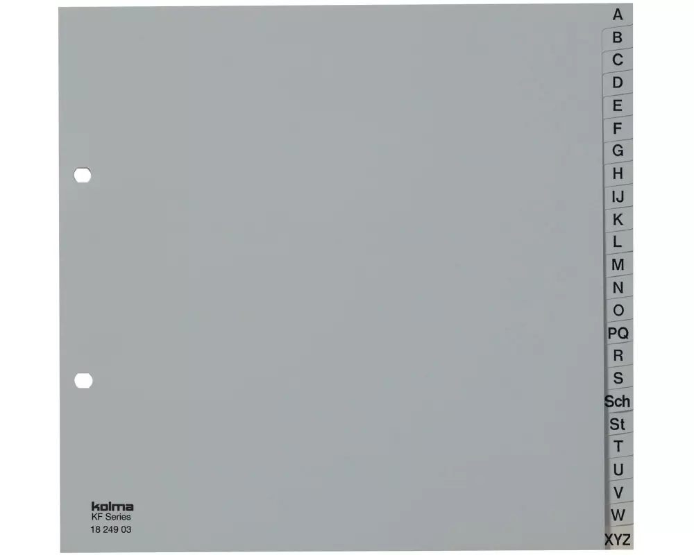 Kolma Register A4 KolmaFlex A-Z, teildeckend