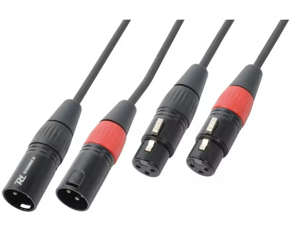 PD Connex Audio-Kabel CX60-12 2x XLRm, 2x XLRf, 12m