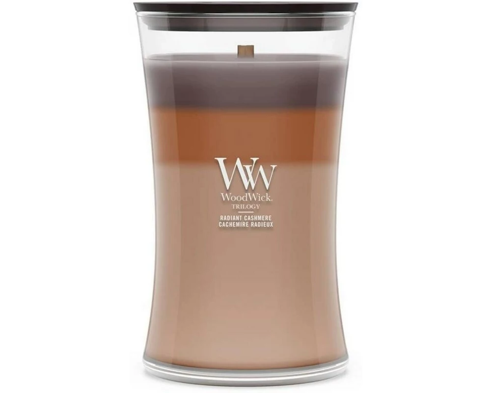 Woodwick Duftkerze Radiant Cashmere Trilogy Large Jar