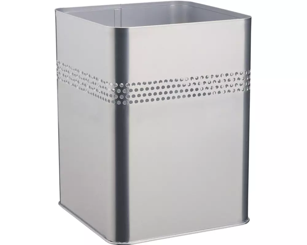 DURABLE Papierkorb 18.5 Liter, Silber