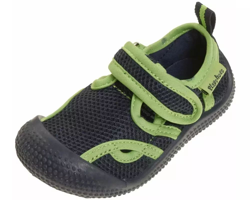 Playshoes Badeschuhe Sandale Marine/Grün Gr. 26-27