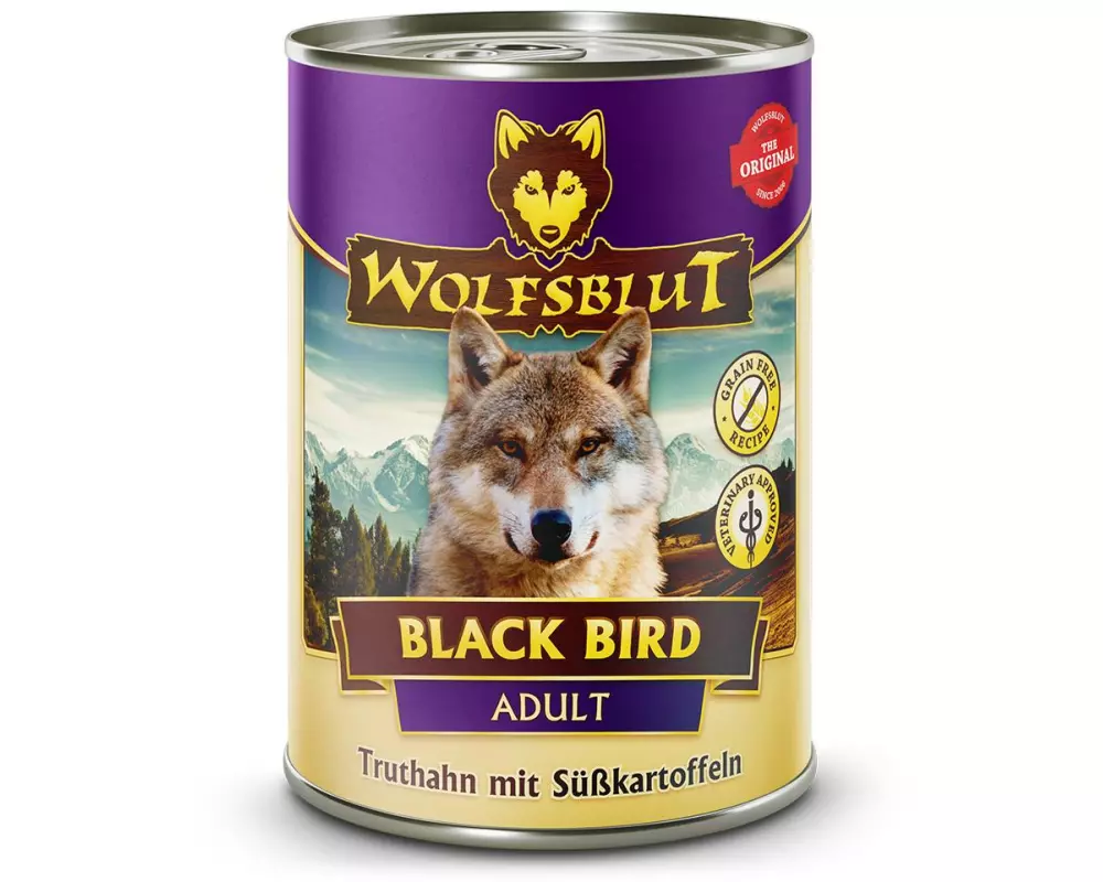 Wolfsblut Nassfutter Dog Black Bird, 395 g