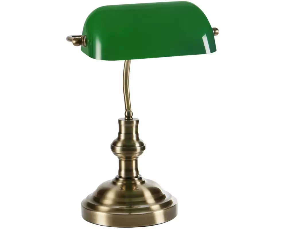 Markslöjd Tischleuchte Bankers, 42 cm, E14, Grün