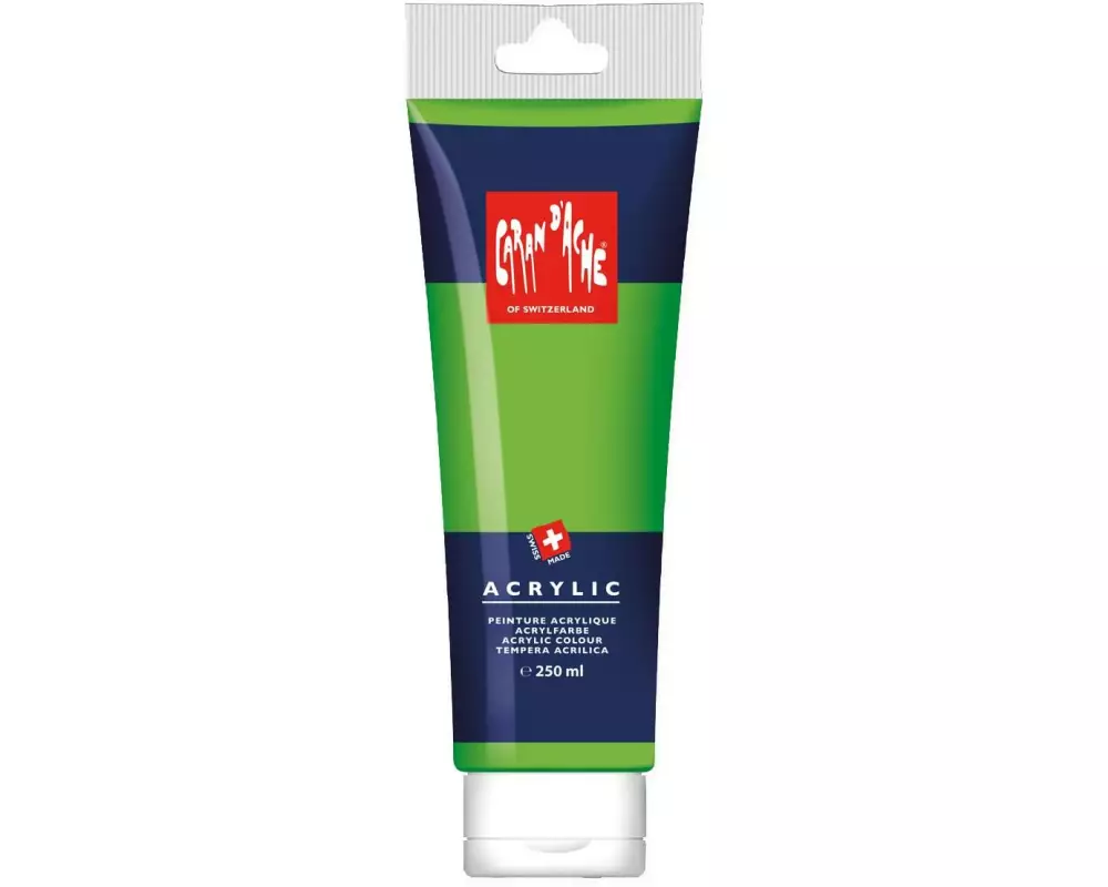Caran d'Ache Acrylfarbe 250 ml, Brillant grün