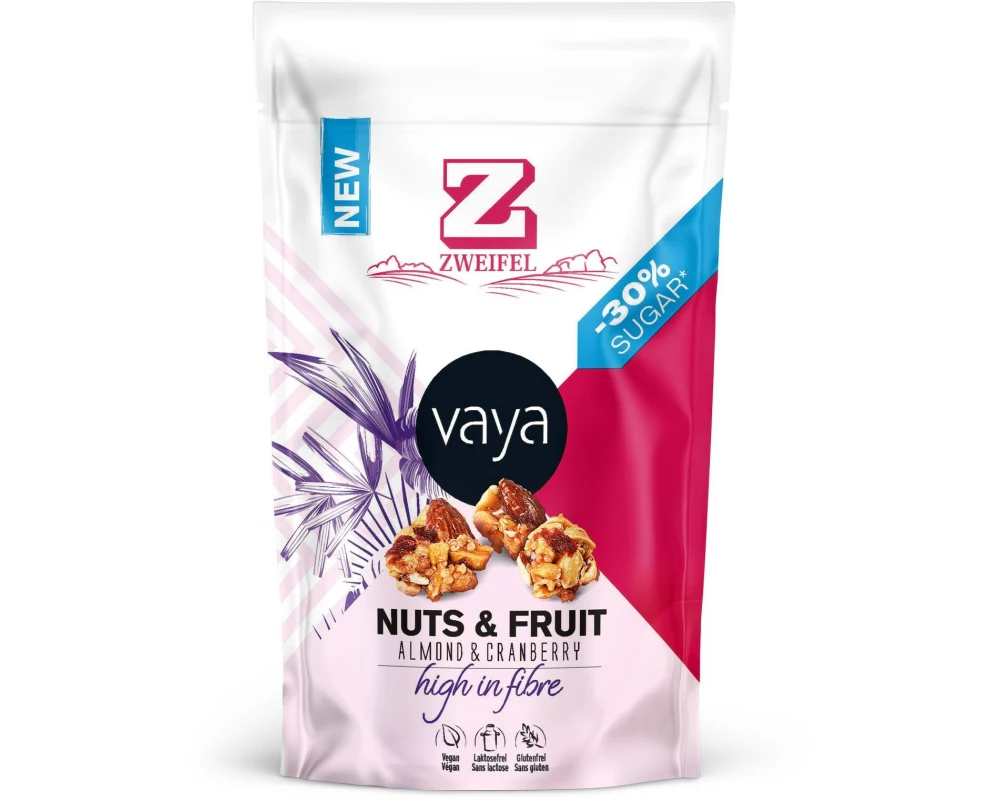 Zweifel VAYA Nuts & Fruits Almond Cranberry, 70 g