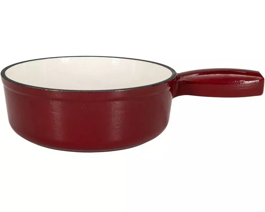 Nouvel Fondue-Caquelon Ø 20 cm, Rot / Weiss