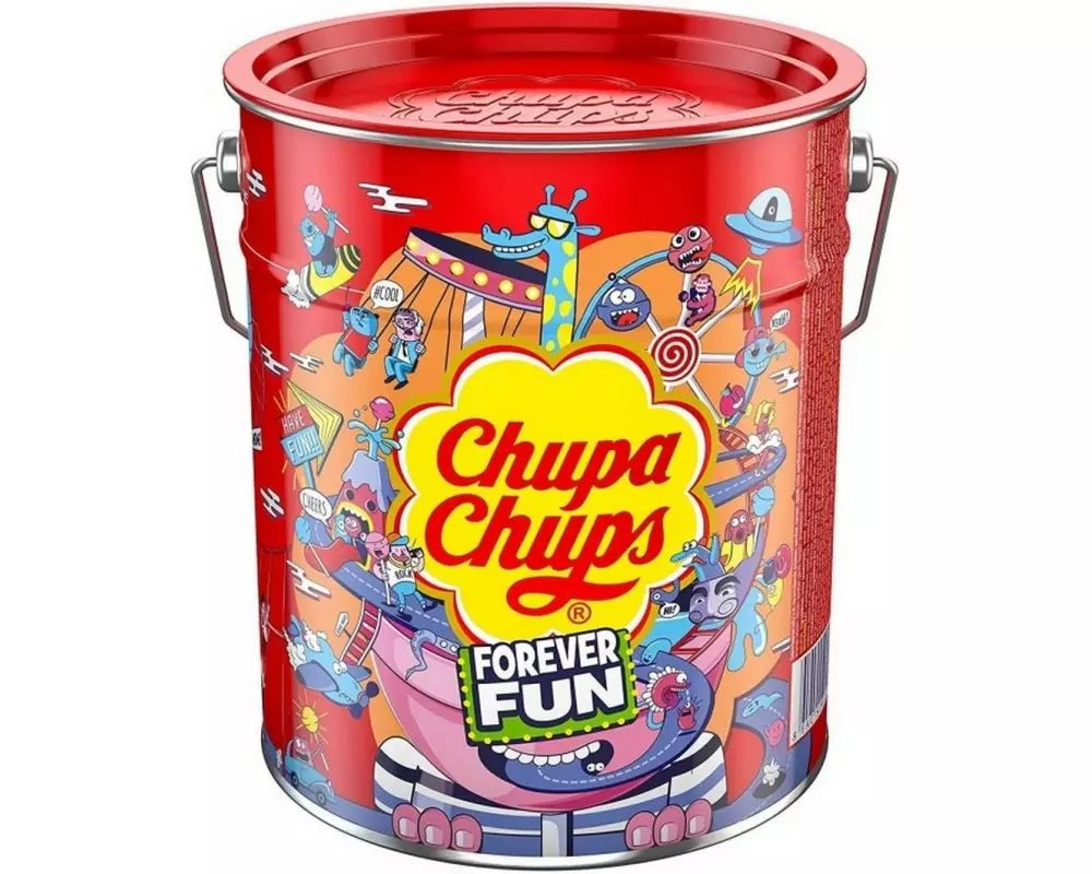 Chupa Chups Chupa Chups Metalldose Best of «Forever Fun» 150 Stück