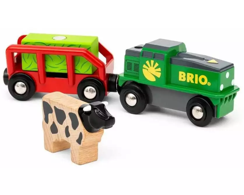 BRIO Farm Battery Train
