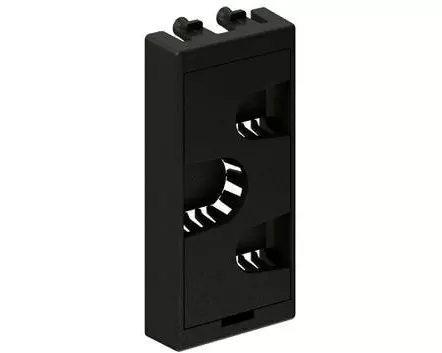 max connect Blindabdeckung 45 x 22.5 mm, Anthrazit