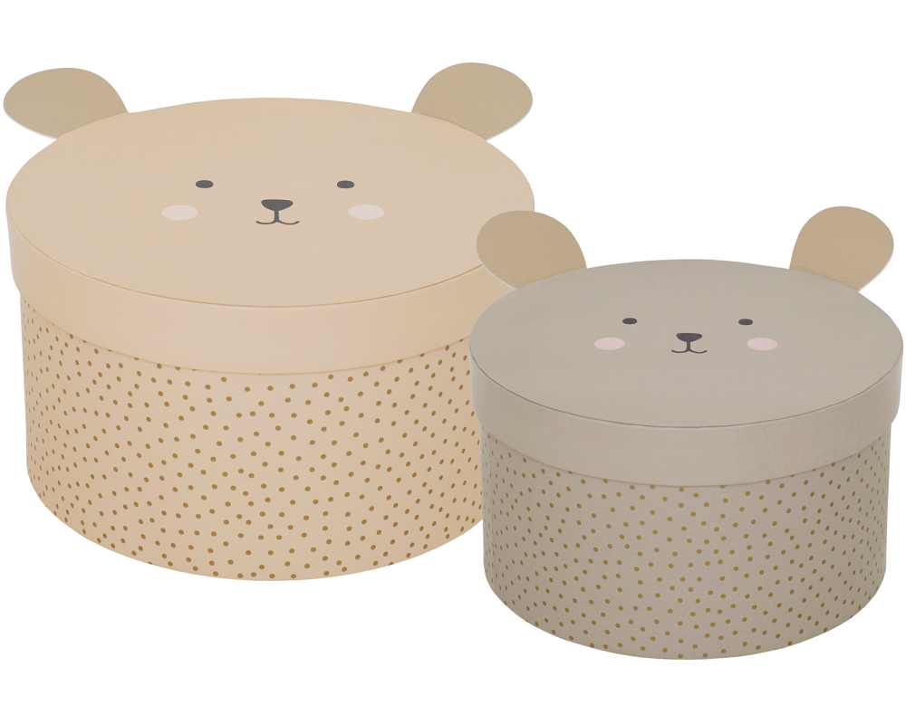 JABADABADO Aufbewahrungsbox A3222 Teddy, 2 assortiert