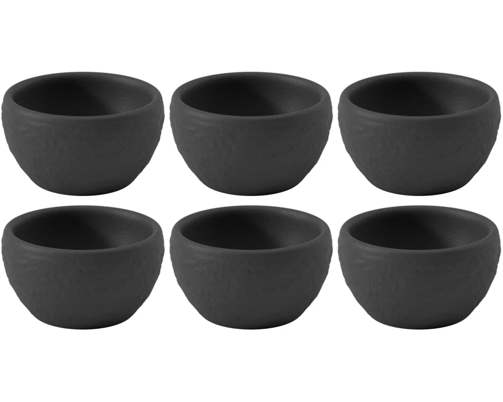 Villeroy & Boch Eierbecher Manufacture 6 Stück, Schwarz