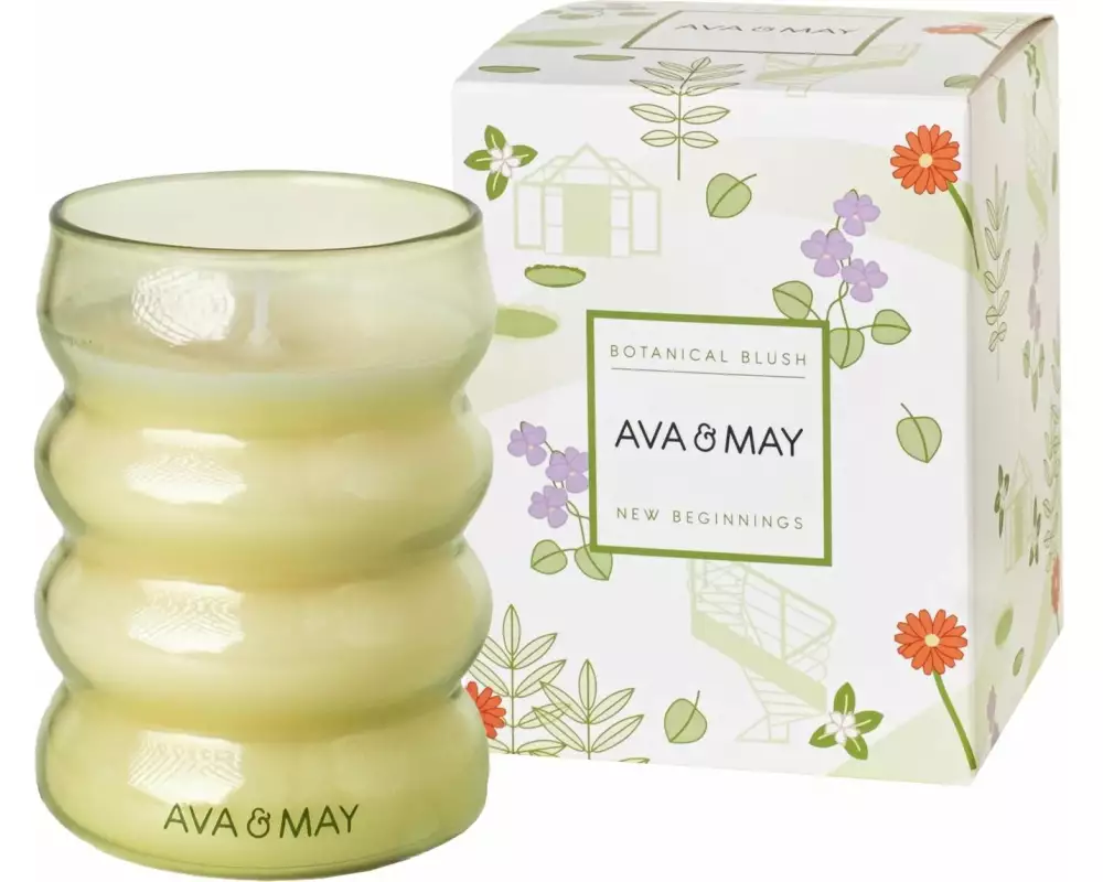 AVA & MAY Duftkerze Botanical Blush 250 g